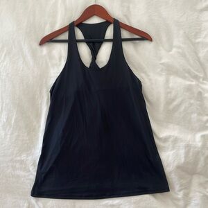 Alo Yoga Dont Get It Twisted Tank XS Black